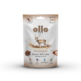 Ollo Air-Dried Training Vension Cubes - przysmaki treningowe dla psa z jelenia 80g