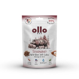 Ollo Air-Dried Training Wild Boar Cubes - przysmaki treningowe dla psa z dzika 80g