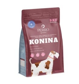 PERRO Gourmet - Karma tłoczona na zimno dla psów dorosłych średnich i dużych ras Konina 9kg