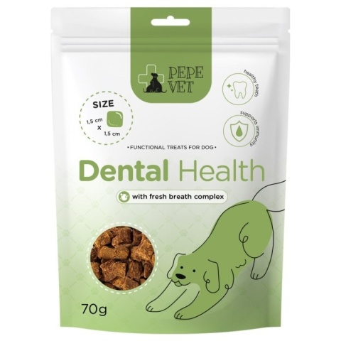 Paka Zwierzaka - PEPE VET Dental Health - Przysmaki funkcjonalne 70g