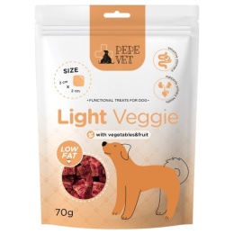 Paka Zwierzaka - PEPE VET Light Veggie - Przysmaki funkcjonalne 70g