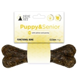 Paka Zwierzaka - PEPE VET Puppy&Senior - Kość funkcjonalna 13,5cm