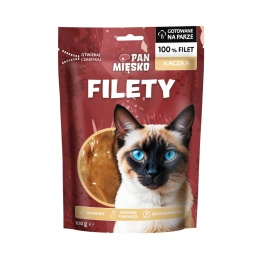 Pan Mięsko - Przysmak dla kota Filet z kaczki 100g