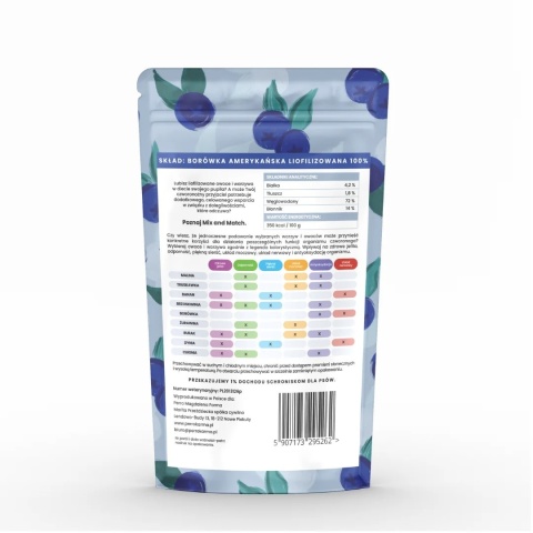 Perro - MIX & MATCH - Borówka amerykańska liofilizowana 20g