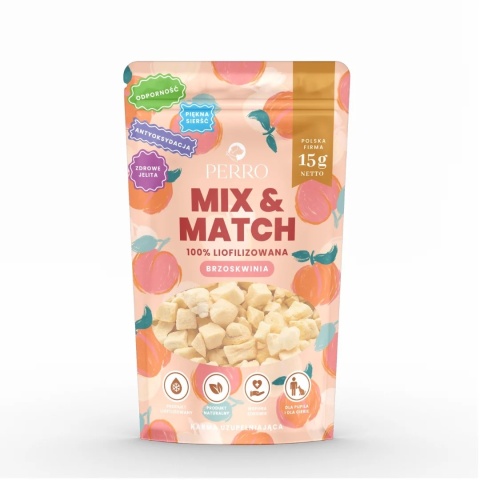 Perro - MIX & MATCH - Brzoskwinia liofilizowana 15g