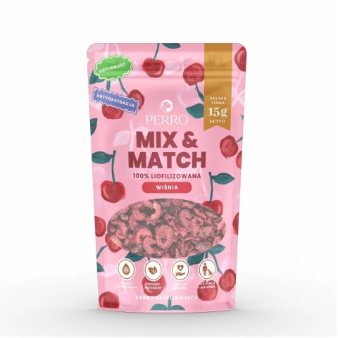 Perro - MIX & MATCH - Wiśnia liofilizowana 15g