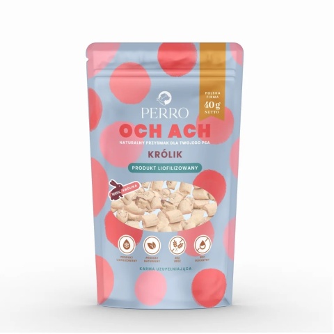 Perro - OCH ACH Królik - Przysmaki liofilizowane 40g