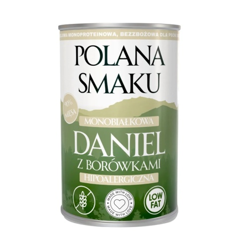 Polana Smaku - Daniel z borówkami 400g