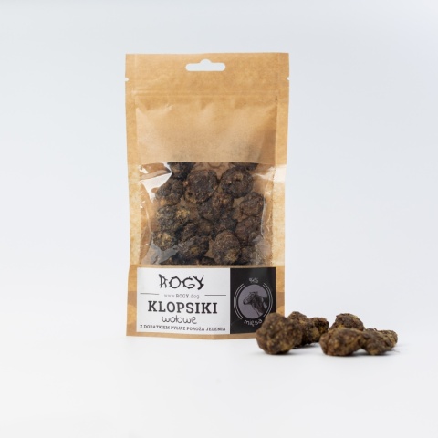 ROGY - Klopsiki wołowe z pyłem z poroża 80g