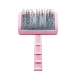 Tauro Pro Line - Szczotka pudlówka miękkie piny 15.5x10.2x6.2cm - różowy 25mm