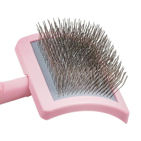 Tauro Pro Line - Szczotka pudlówka miękkie piny 17.5x10.6x6.2cm - różowy 25mm