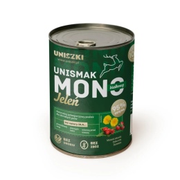 Uniszki - UNISMAK Mono Jeleń - karma mokra dla psa 400g