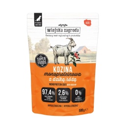 Wiejska Zagroda - Karma mokra dla psa Monobiałkowa Kozina 500g