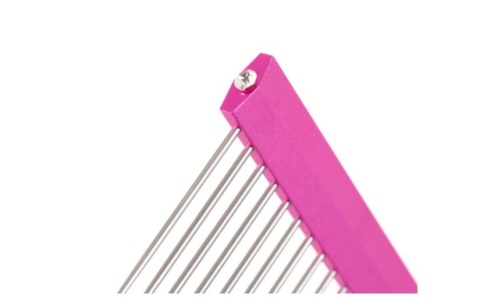 Blovi - Bardzo lekki grzebień metalowy 19cm mieszany rozstaw pinów (50/50)