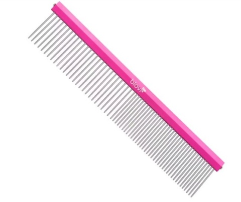 Blovi - Bardzo lekki grzebień metalowy 19cm mieszany rozstaw pinów (50/50)