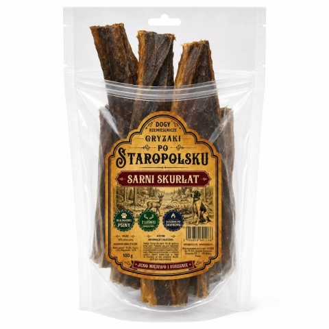 DOGY Rzemieślnicze - Gryzaki Po Staropolsku - Sarni Skurłat 100g