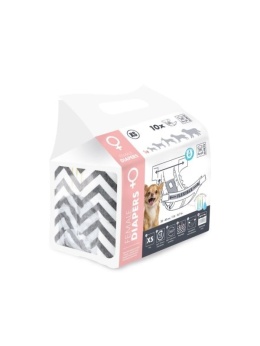 M-Pets DIAPERS - ONA - Pieluszki dla suczek roz. XS 10szt.