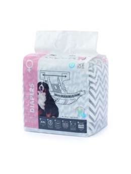 M-Pets DIAPERS - ONA - Pieluszki dla suczek roz. XXL 10szt.