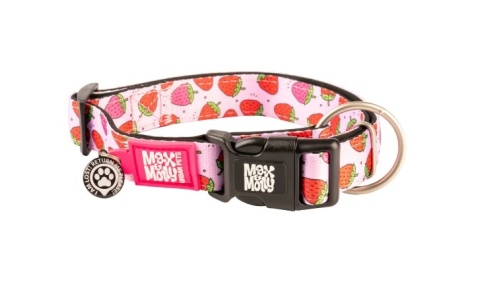 Max&Molly GOTCHA! Smart ID Strawberry Dream - Obroża dla psa - L