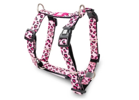 Max&Molly H-Harness Leopard Pink - Szelki dla psa regulowane - L