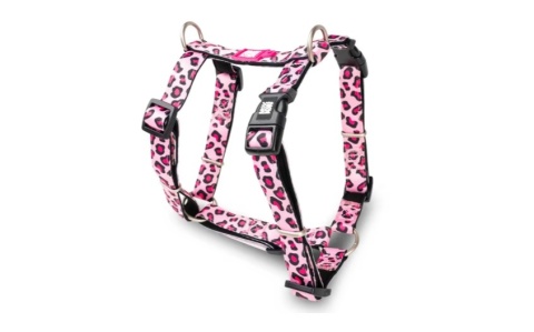 Max&Molly H-Harness Leopard Pink - Szelki dla psa regulowane - XS
