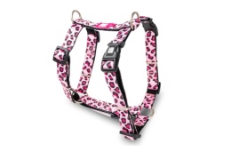 Max&Molly H-Harness Leopard Pink - Szelki dla psa regulowane - S