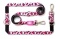 Max&Molly Multi-Leash Leopard Pink - Smycz przepinana dla psa 200cm - L