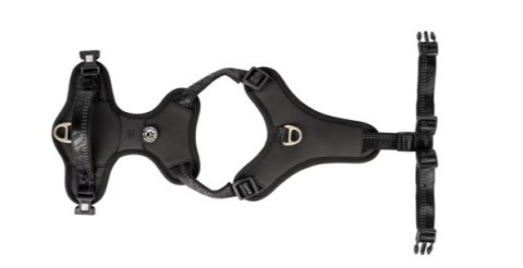 Max&Molly Sport Harness Matrix 2.0 Black - Szelki regulowane dla psa z identyfikatorem QR - L