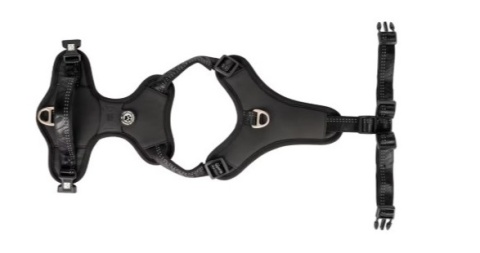 Max&Molly Sport Harness Matrix 2.0 Black - szelki regulowane dla psa z identyfikatorem QR - M