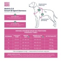 Max&Molly Sport Harness Matrix 2.0 Sand - szelki regulowane dla psa z identyfikatorem QR - M