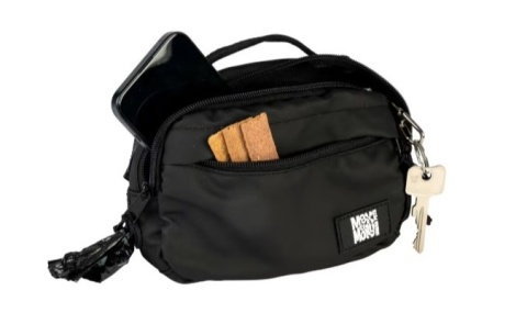 Max&Molly Training Bag Matrix 2.0 Black - nerka na spacer z psem - Czarny