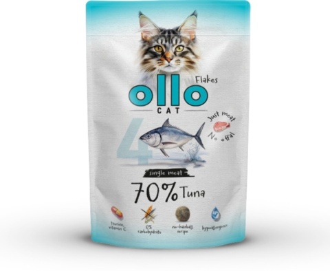 Ollo Cat - nr 4 Tuńczyk - Uzupełniająca karma mokra dla kota 85g