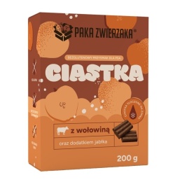 Paka Zwierzaka - Ciastka Wołowina z jabłkiem 200g