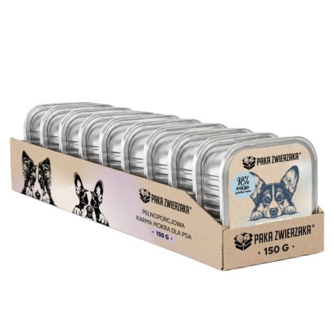 Paka Zwierzaka - Karma mokra TACKA Dziczyzna i łosoś 150g