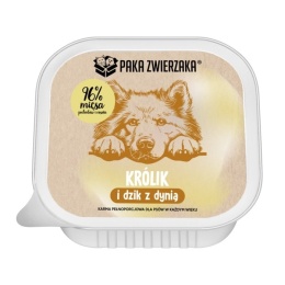 Paka Zwierzaka - Karma mokra TACKA Królik i dzik z dynią 150g