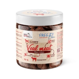 Syta Micha - FREEZY Pure - 100% liofilizowane mięso cielęce 70g