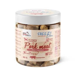 Syta Micha - FREEZY Pure - 100% liofilizowane mięso wieprzowe 80g