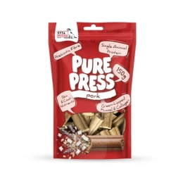 Syta Micha - Pure Press Pork - Smaczki tłoczone na zimno dla psa Wieprzowina 150g