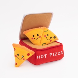 ZippyPaws - Pluszowa norka Pudełko Pizzy